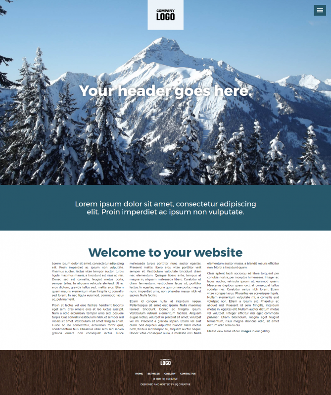 website template