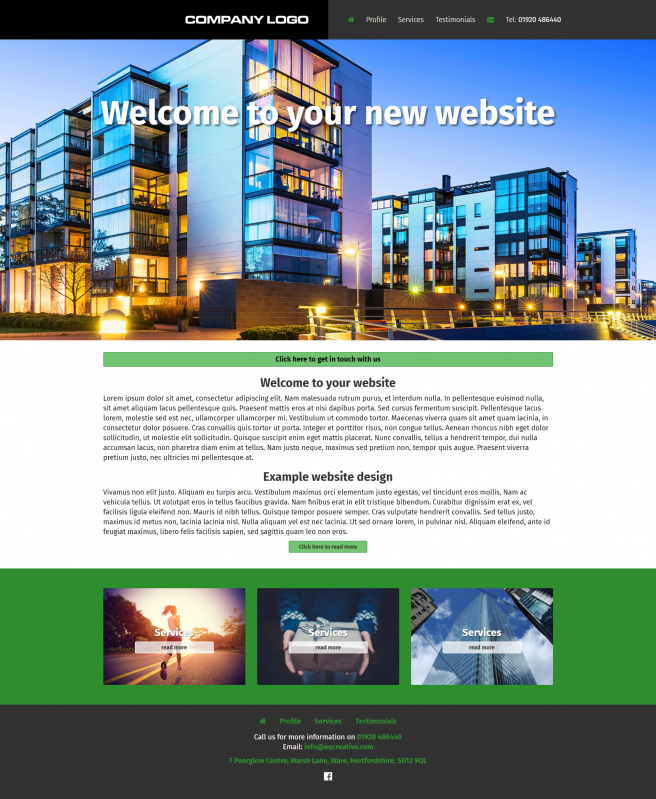 website template